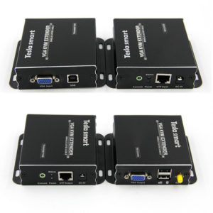 Free-shipping-VGA-KVM-Extender-High-quality-300m-USB-VGA-IR-KVM-Extender-By-CAT5e-6